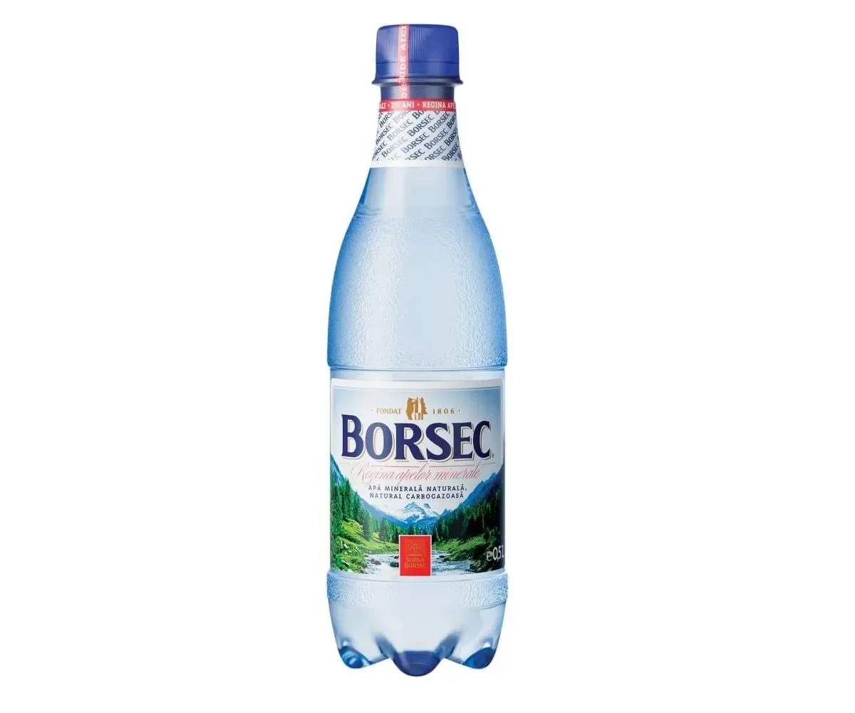 Apa Minerala carbogazoasa 0.5L Borsec - 2