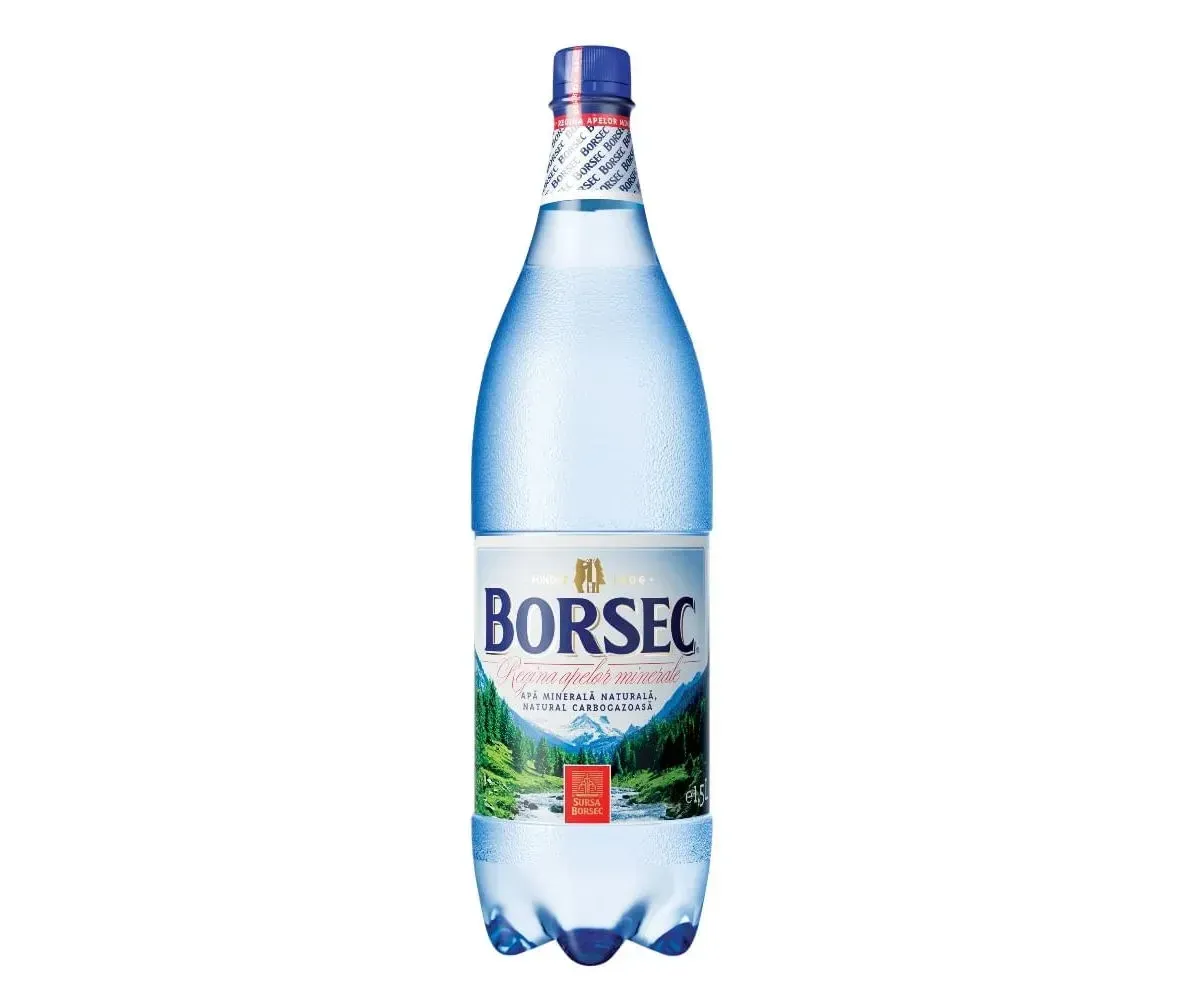 Apa minerala carbogazoasa Borsec 1.5l - 2