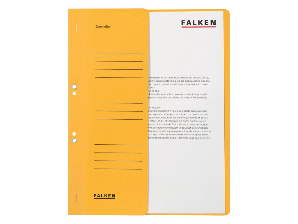 DOSAR CAPSA FALKEN COLOR 1/2 GALBEN - 4