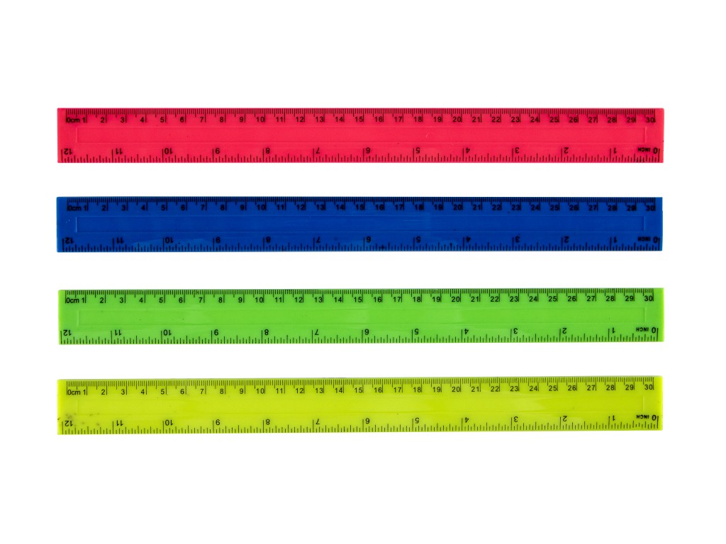 RIGLA 30 CM COLOR