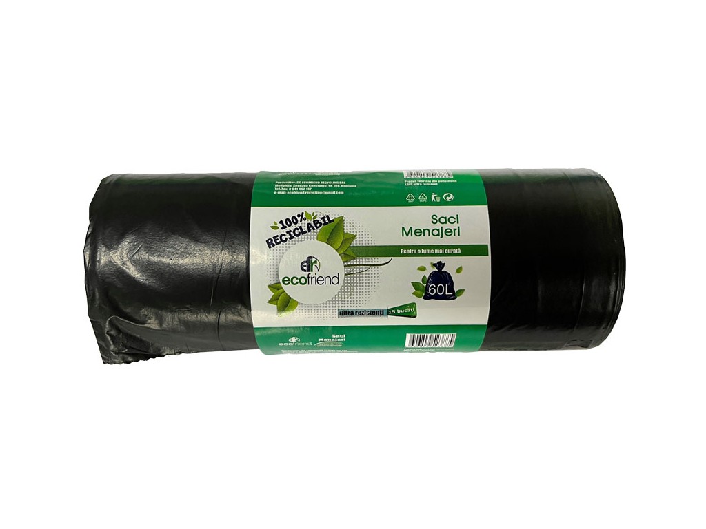 SACI MENAJ 60L 15/ROLA
