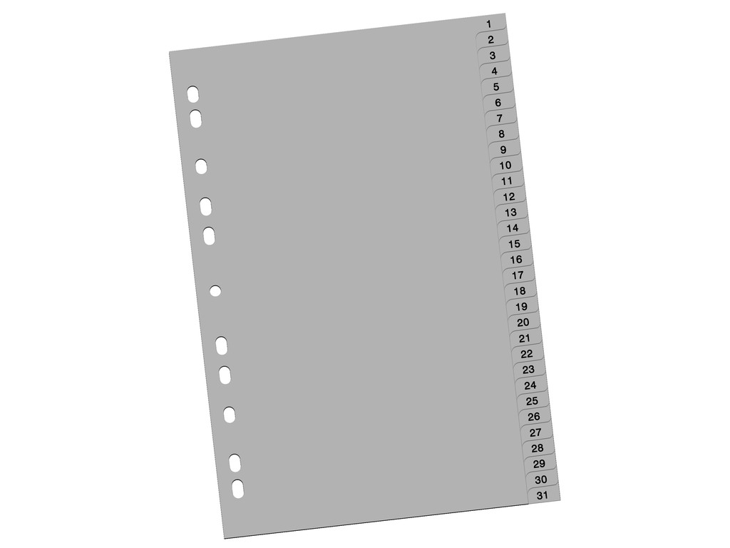 SEPARATOARE INDEX A4 1-31 GRI