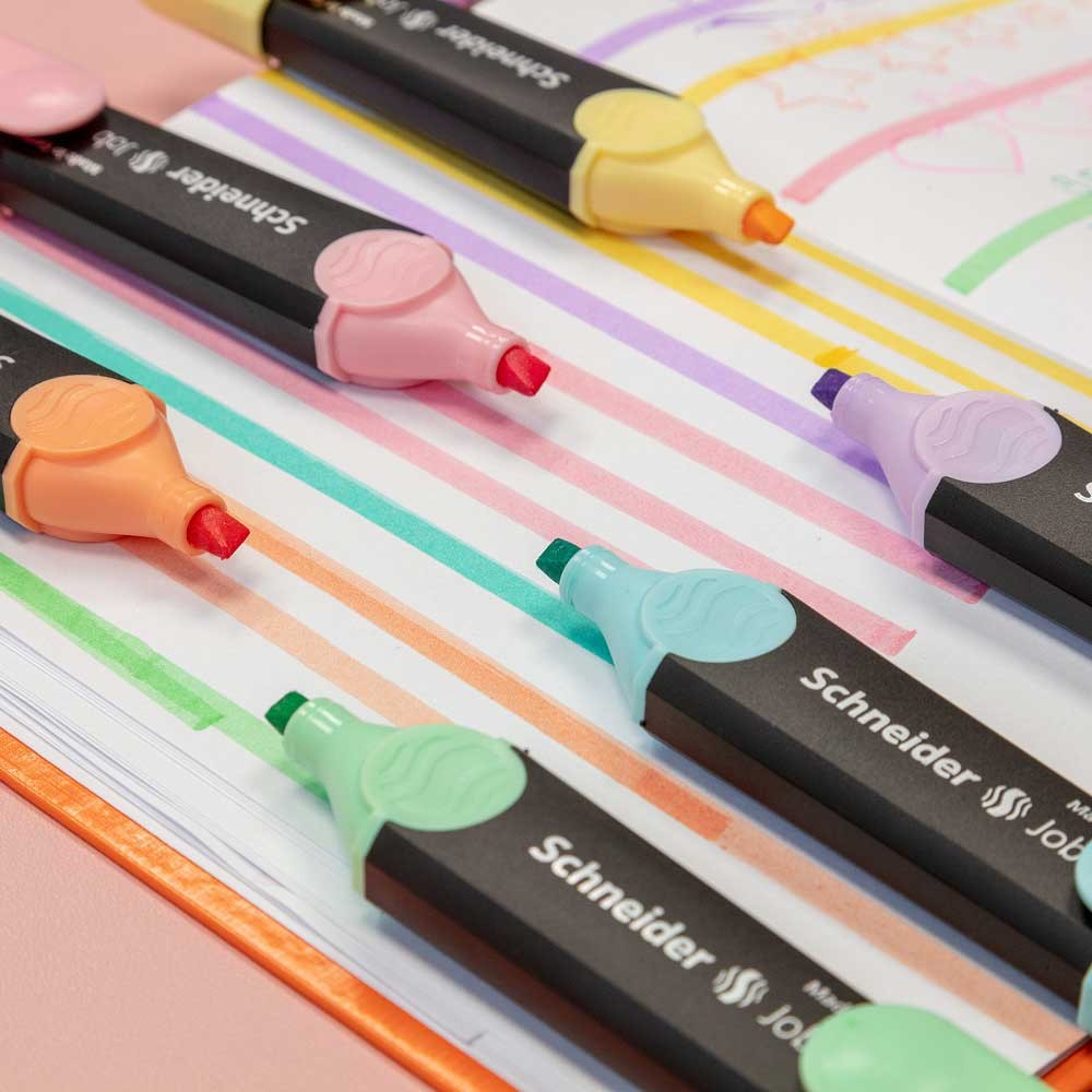 TEXTMARKER SCHNEIDER JOB 6CUL/SET PASTEL - 5