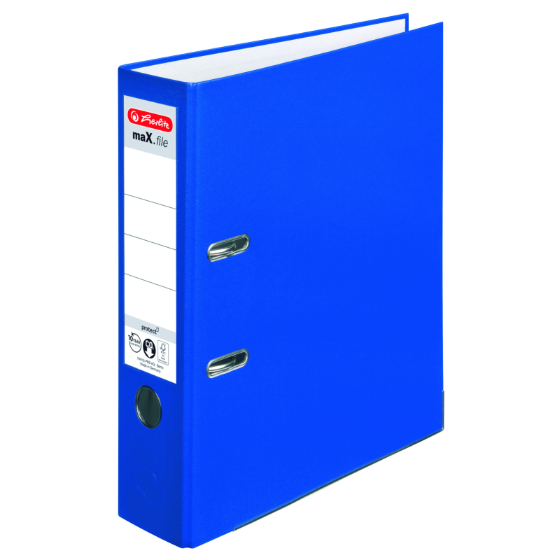BIBLIORAFT HERLITZ ALBASTRU 8 CM