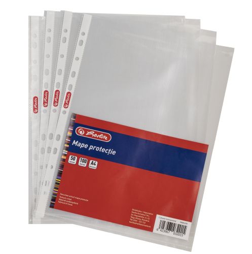 FPDCH FOLIE PROTECTIE DOC CRISTAL A4 50MIC 100/SET HERLITZ