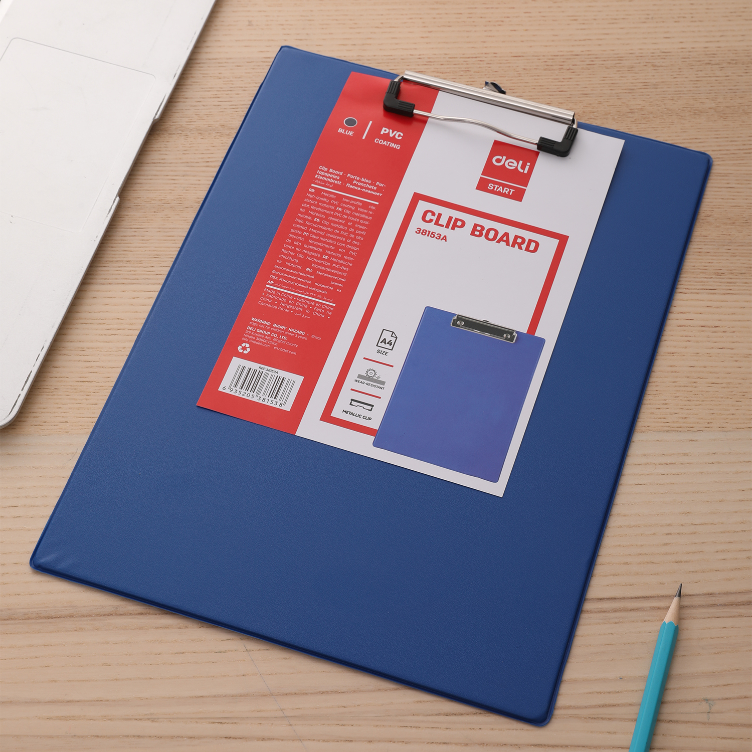 CLIPBOARD SIMPLU ALBASTRU A4 DELI - 5
