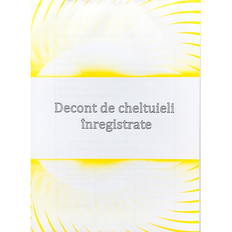 DECONT CHELTUIELI - 2
