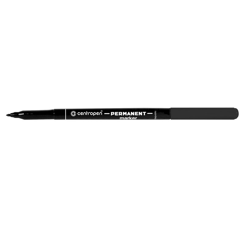 MARKER CENTROPEN 1MM PERMANENT NEGRU