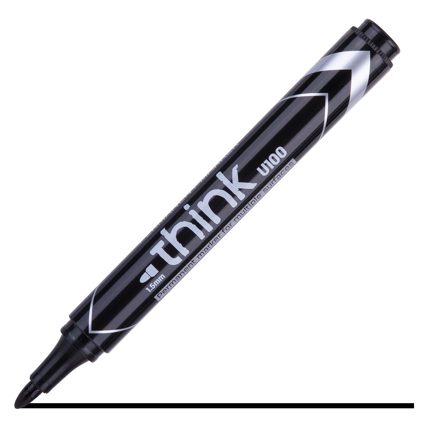 MARKER DELI PERMANENT NEGRU 1.5MM - 2