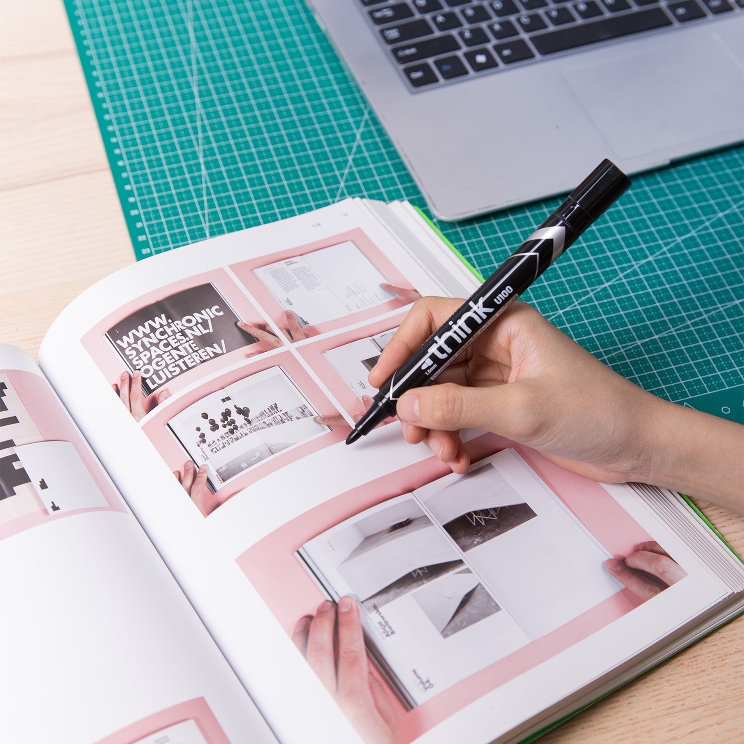 MARKER DELI PERMANENT NEGRU 1.5MM - 3