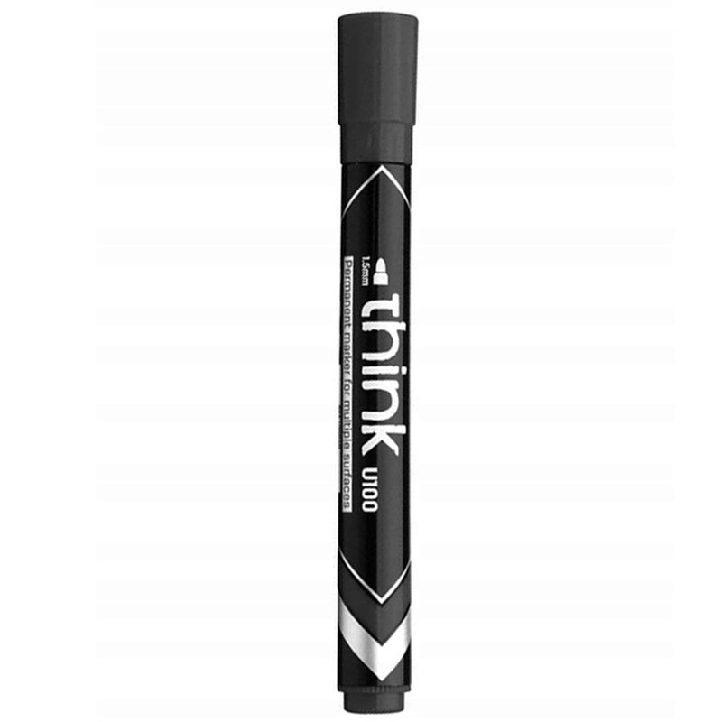 MARKER DELI PERMANENT NEGRU 1.5MM
