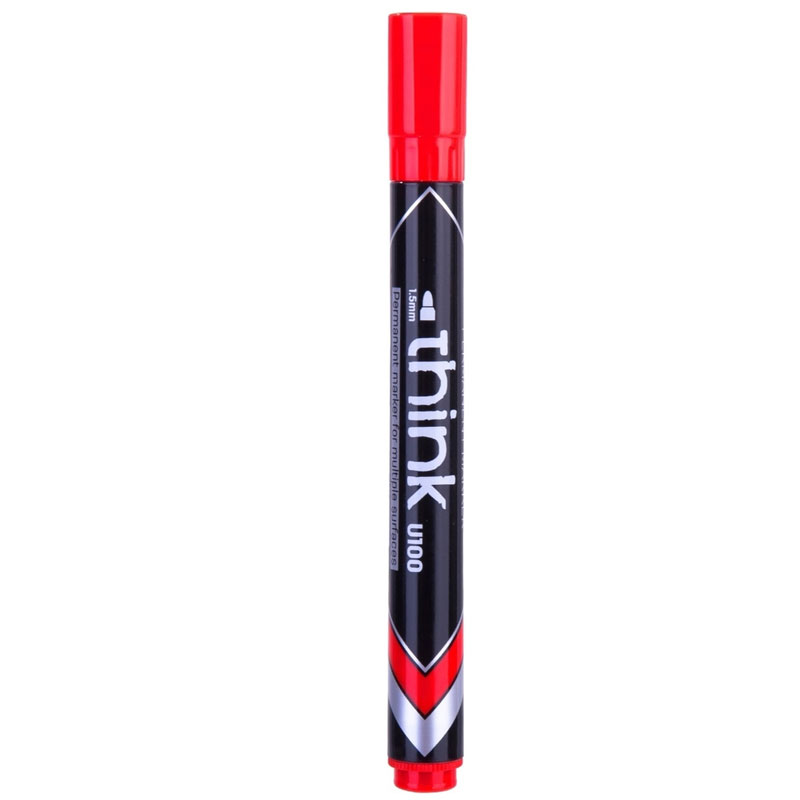 MARKER DELI PERMANENT ROSU 1.5MM