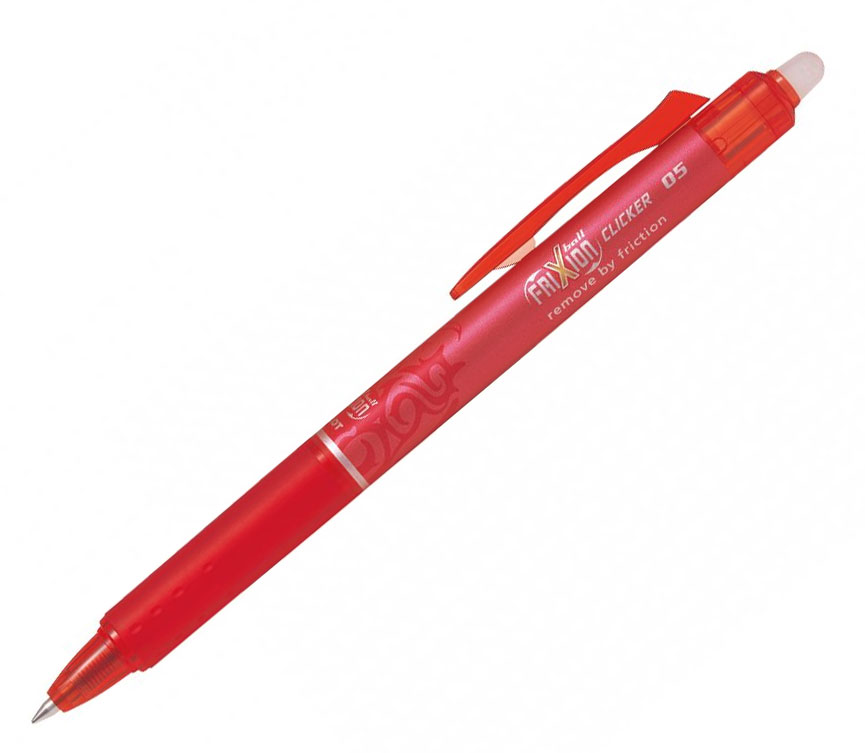 PILOT FRIXION CLICK ROSU 0.7 - 2