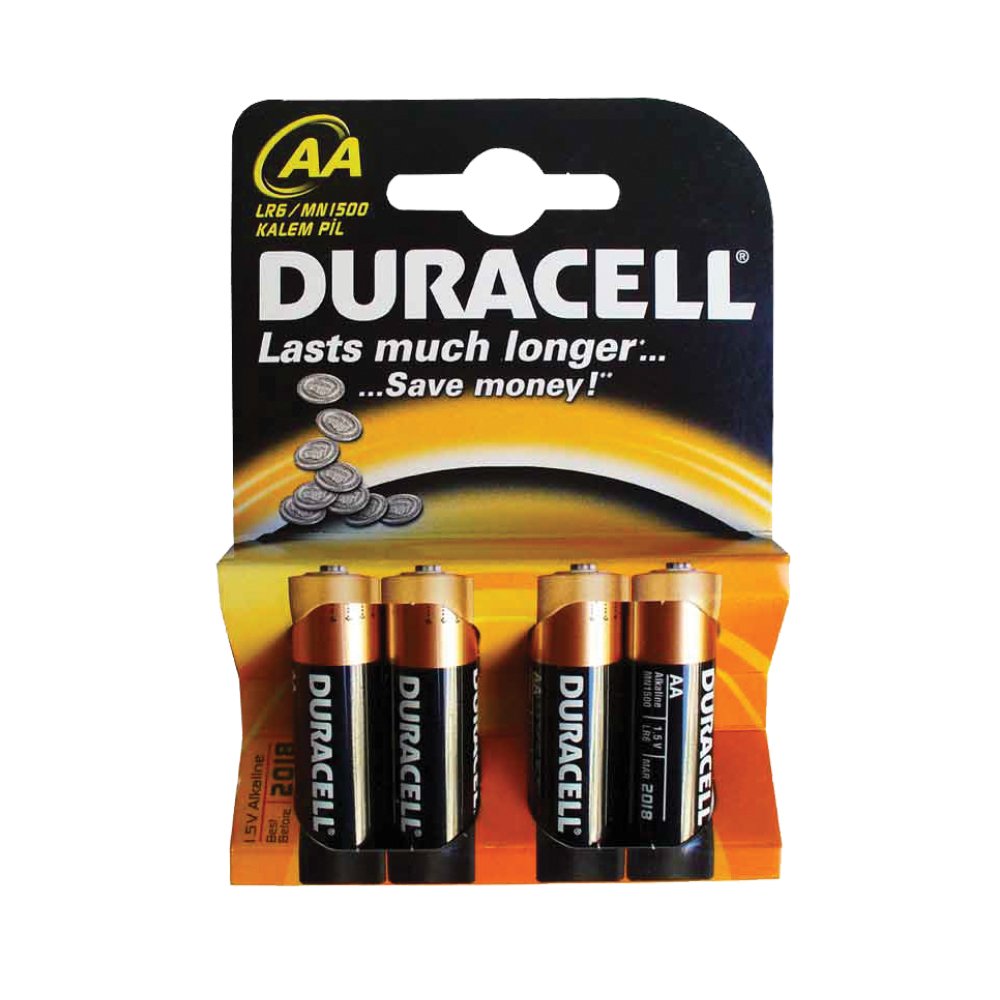 BATERI DURACELL 2AA 4BUC/SET