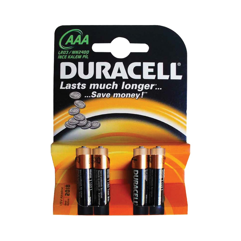 BATERI DURACELL 3AAA 4BUC/SET